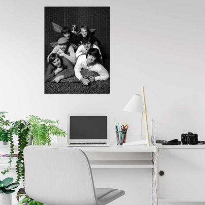 The Beach Boys Jardine Love Johnston Carl Wilson Band Wall Art Print Poster