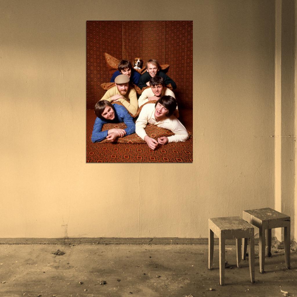 The Beach Boys Fun Retro Dennis Al Jardine Mike Love Wall Art Print Poster