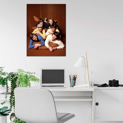 The Beach Boys Fun Retro Dennis Al Jardine Mike Love Wall Art Print Poster