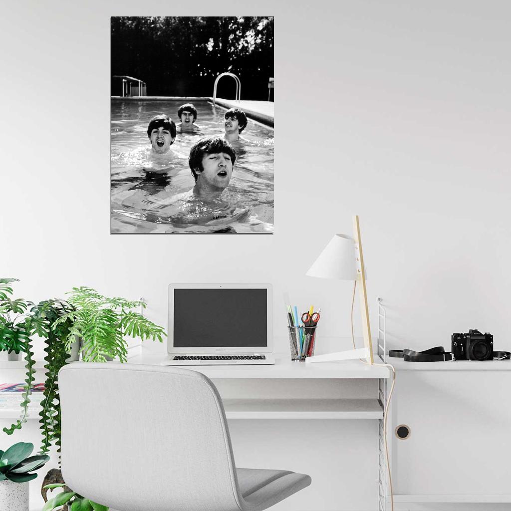 The Beatles McCartney Harrison Lennon Starr Music Band Wall Art Print Poster