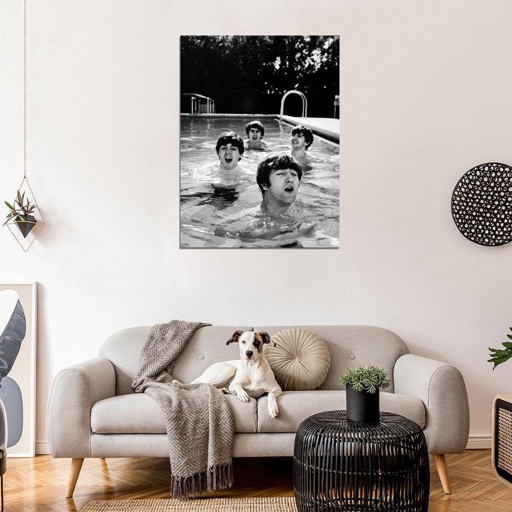 The Beatles McCartney Harrison Lennon Starr Music Band Wall Art Print Poster