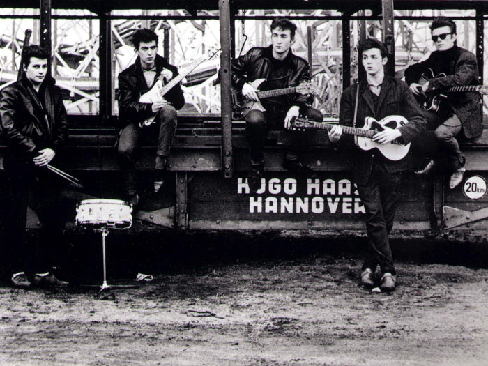 The Beatles Great Rare BW Hannover Rock Band Music Wall Art Print Poster