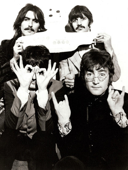 The Beatles Awesome Submarine Rock Band Music Wall Art Print Poster