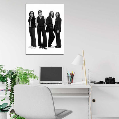 The Beatles Unbelievable Rare BW Music Rock Band Wall Art Print Poster