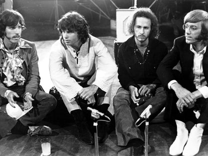 The Doors Great Rare BW John Jim Robby Ray Rock Band Wall Art Print Poster