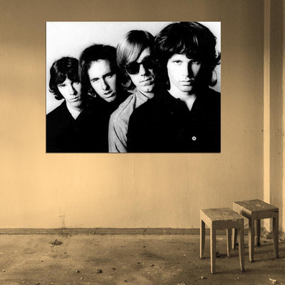 The Doors Densmore Krieger Manzarek Morrison Rock Band Wall Art Print Poster