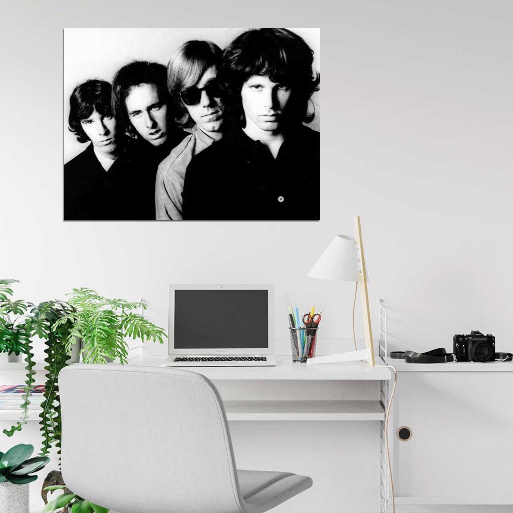 The Doors Densmore Krieger Manzarek Morrison Rock Band Wall Art Print Poster