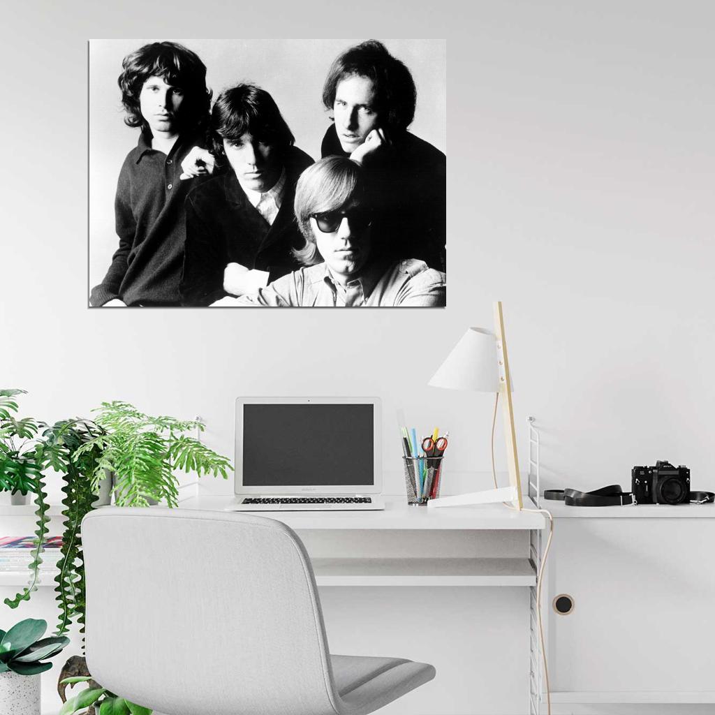 The Doors Great Retro Jim Morrison John Densmore Band Wall Art Print Poster