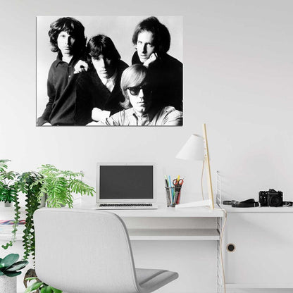 The Doors Great Retro Jim Morrison John Densmore Band Wall Art Print Poster