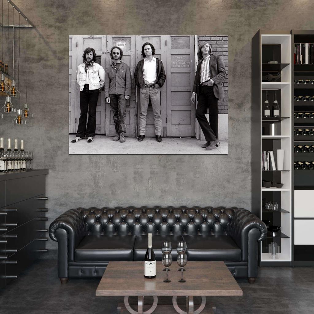 The Doors John Densmore Robby Krieger Morrison Wall Art Print Poster