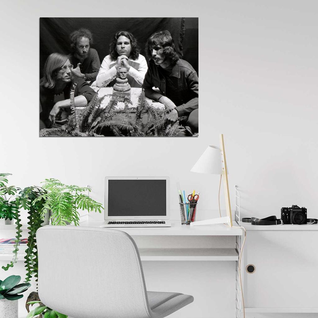 The Doors Rare Ray Robby John Jim Morrison Band Wall Art Print Poster