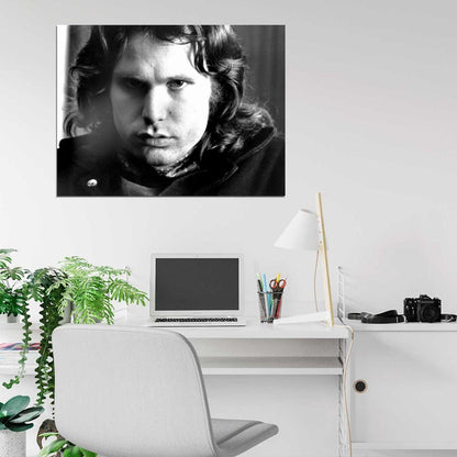 The Doors Jim Morrison Awesome Portrait BW Rock Band Wall Art Print Poster