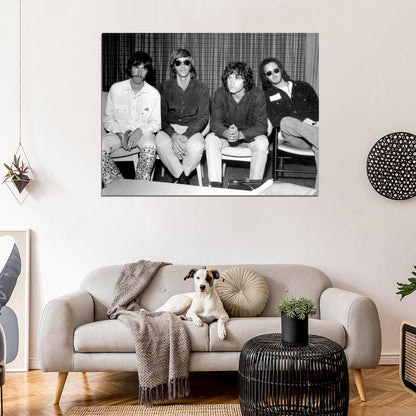The Doors Rare Densmore Manzarek Morrison Krieger Band Wall Art Print Poster