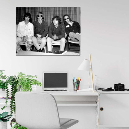 The Doors Rare Densmore Manzarek Morrison Krieger Band Wall Art Print Poster