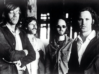 The Doors Great BW Retro Jim Morrison Rock Band Wall Art Print Poster