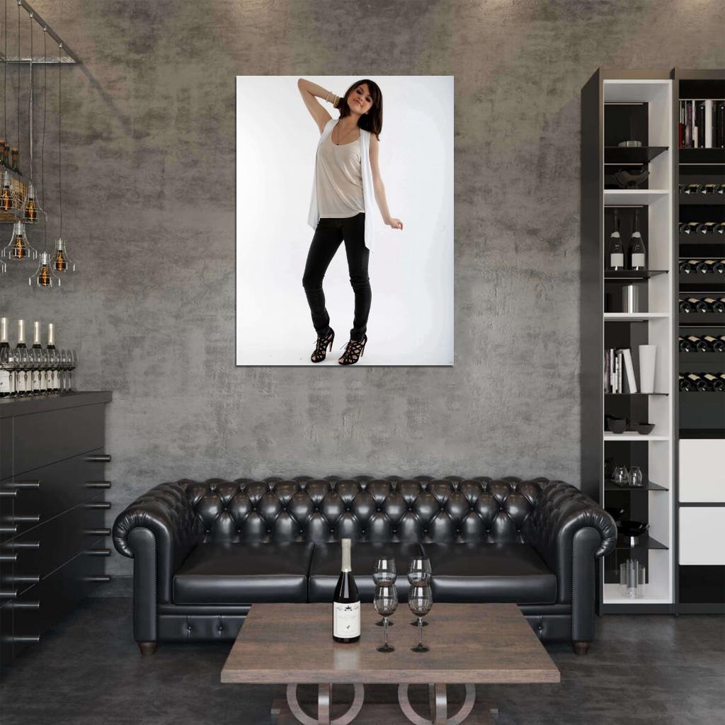 Selena Gomez Pop Music Singer Wall Art Print Poster