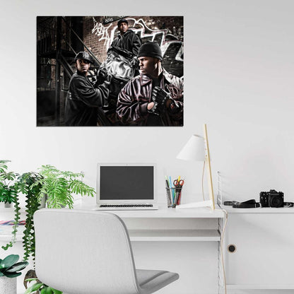 50 Cent Hip Hop Rap Music Singer Wall Art Print Poster