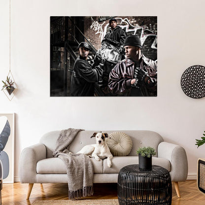 50 Cent Hip Hop Rap Music Singer Wall Art Print Poster