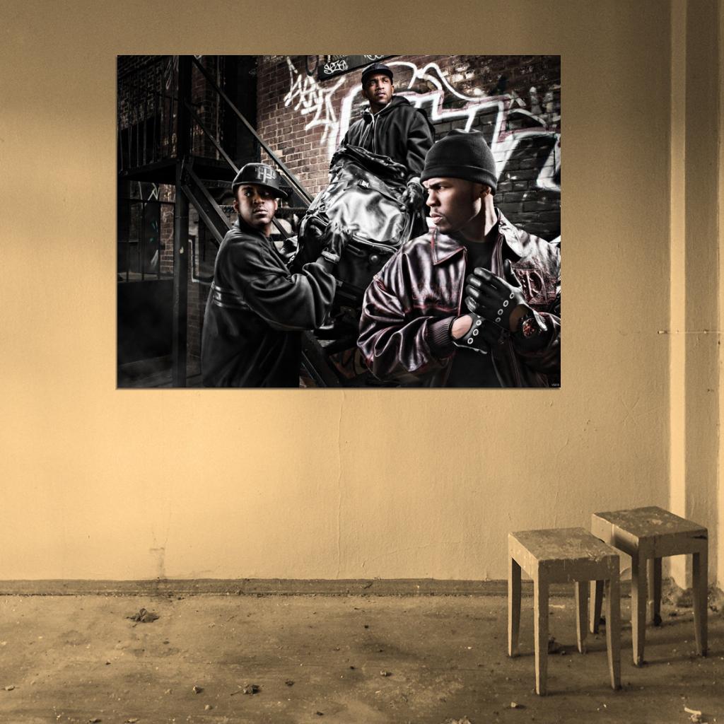 50 Cent Hip Hop Rap Music Singer Wall Art Print Poster