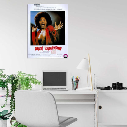Blackenstein 1973 Movie Vintage Wall Art Print Poster