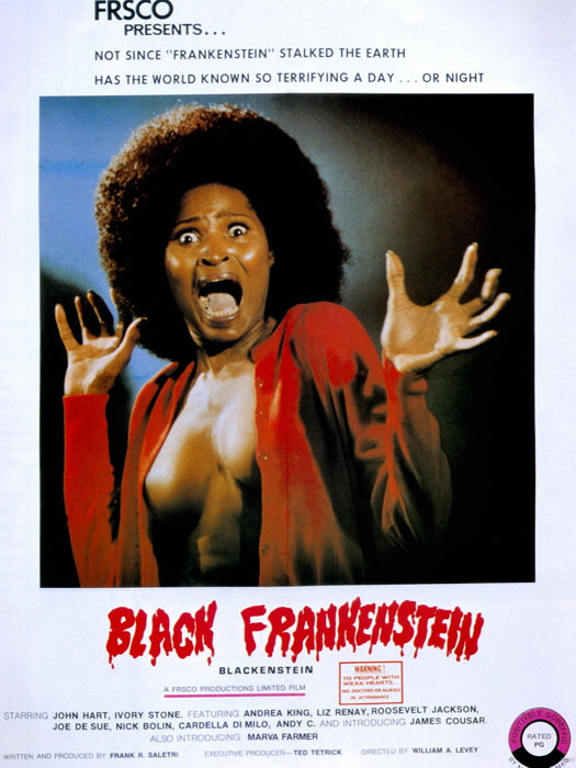 Blackenstein 1973 Movie Vintage Wall Art Print Poster