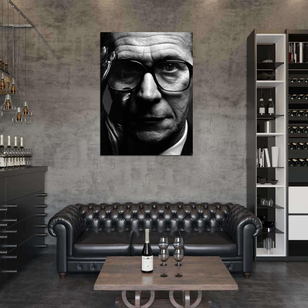 Gary Oldman Amazing Cool Portrait BW Actor Wall Art Print Poster