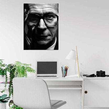 Gary Oldman Amazing Cool Portrait BW Actor Wall Art Print Poster