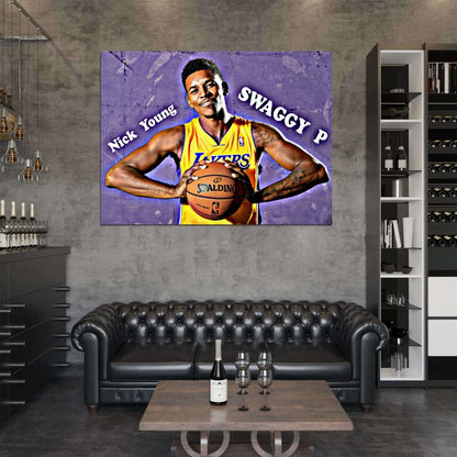 Nick Young Swaggy P Los Angeles Awesome Wall Art Print Poster