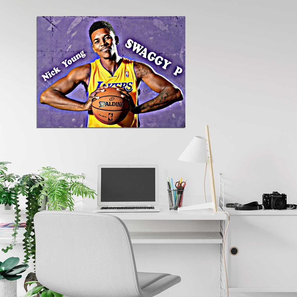 Nick Young Swaggy P Los Angeles Awesome Wall Art Print Poster