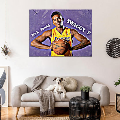 Nick Young Swaggy P Los Angeles Awesome Wall Art Print Poster