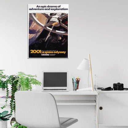 2001 Space Odyssey 1968 Classic Vintage Movie Wall Art Print Poster