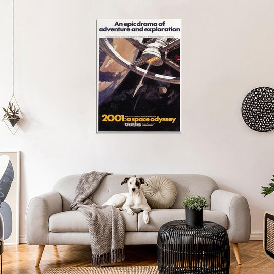 2001 Space Odyssey 1968 Classic Vintage Movie Wall Art Print Poster