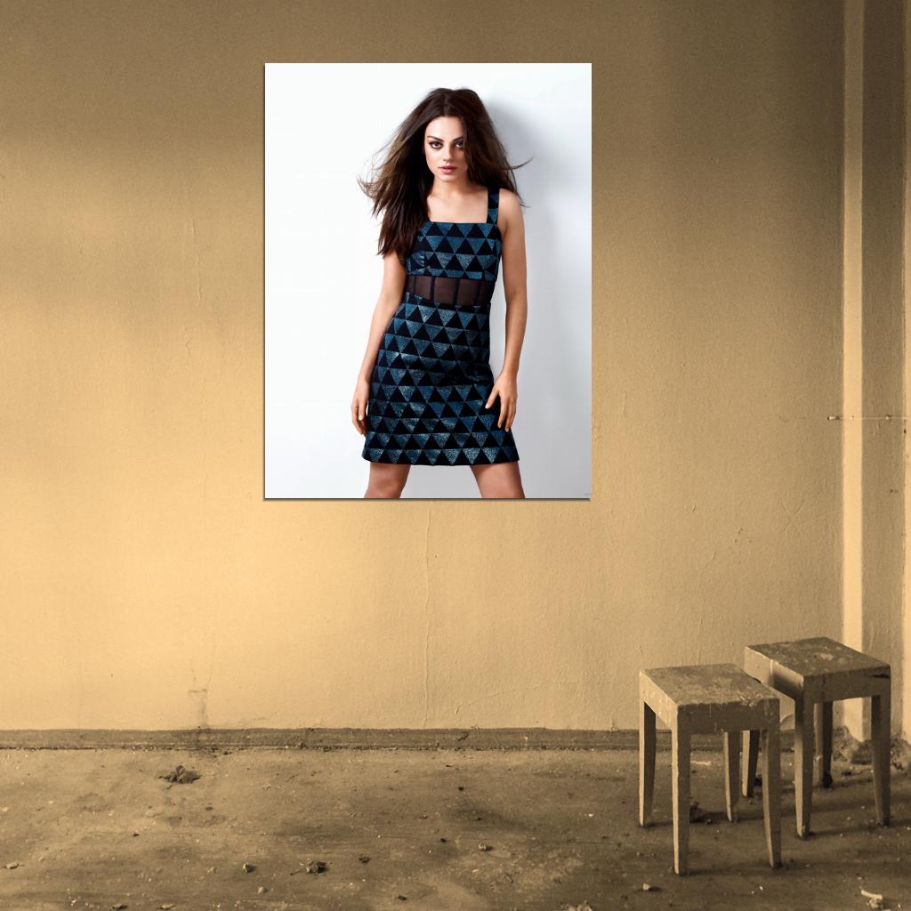 Mila Kunis Hot Actress Wall Art Print Poster