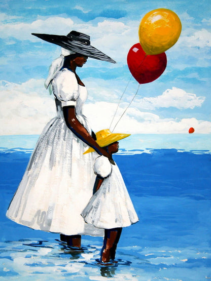 African American Painting Art Wall Art Print Poster