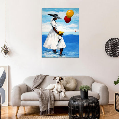 African American Painting Art Wall Art Print Poster