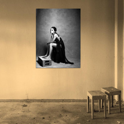 Mila Kunis Hot Actress BW Wall Art Print Poster