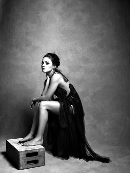 Mila Kunis Hot Actress BW Wall Art Print Poster