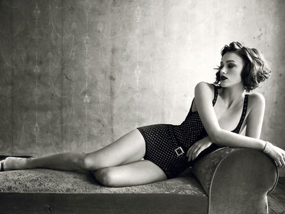 Keira Knightley Sexy Hot Actress BW Wall Art Print Poster