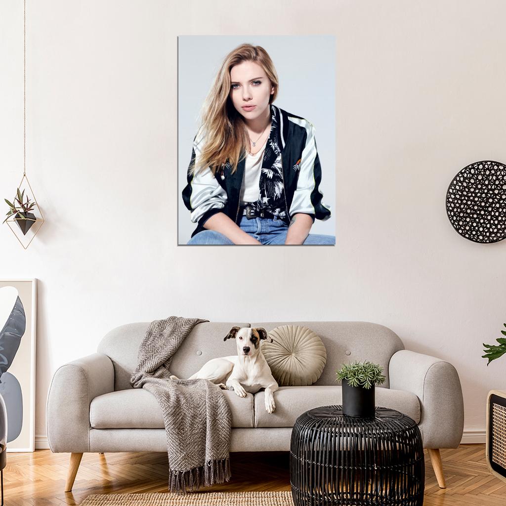 Scarlett Johansson Actress Wall Art Print Poster