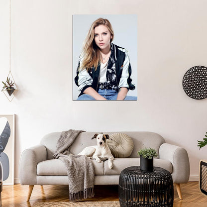 Scarlett Johansson Actress Wall Art Print Poster