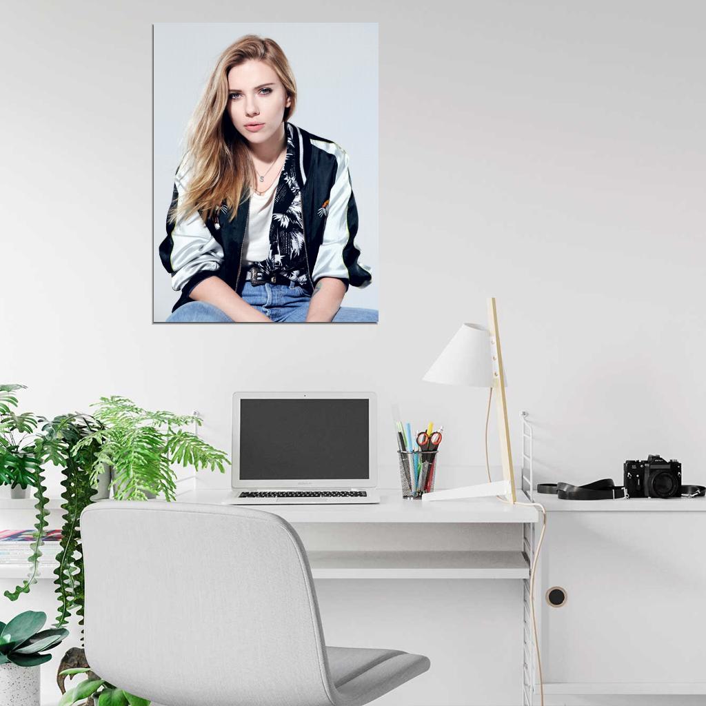 Scarlett Johansson Actress Wall Art Print Poster