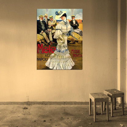 Woman Retro Vintage Classic Painting Wall Art Print Poster