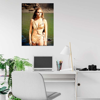 One Million Years B.C. Raquel Welch Old Movie Wall Art Print Poster