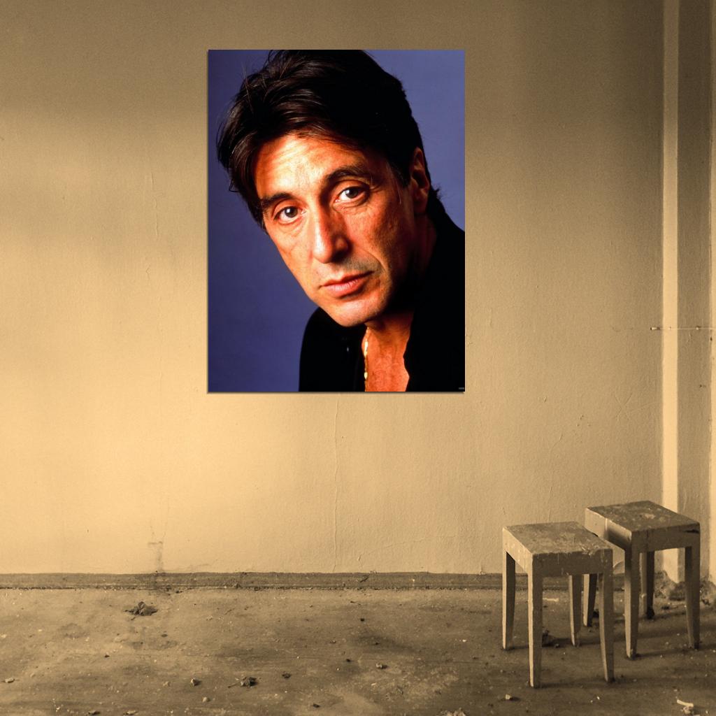 Al Pacino Portrait Actor Wall Art Print Poster