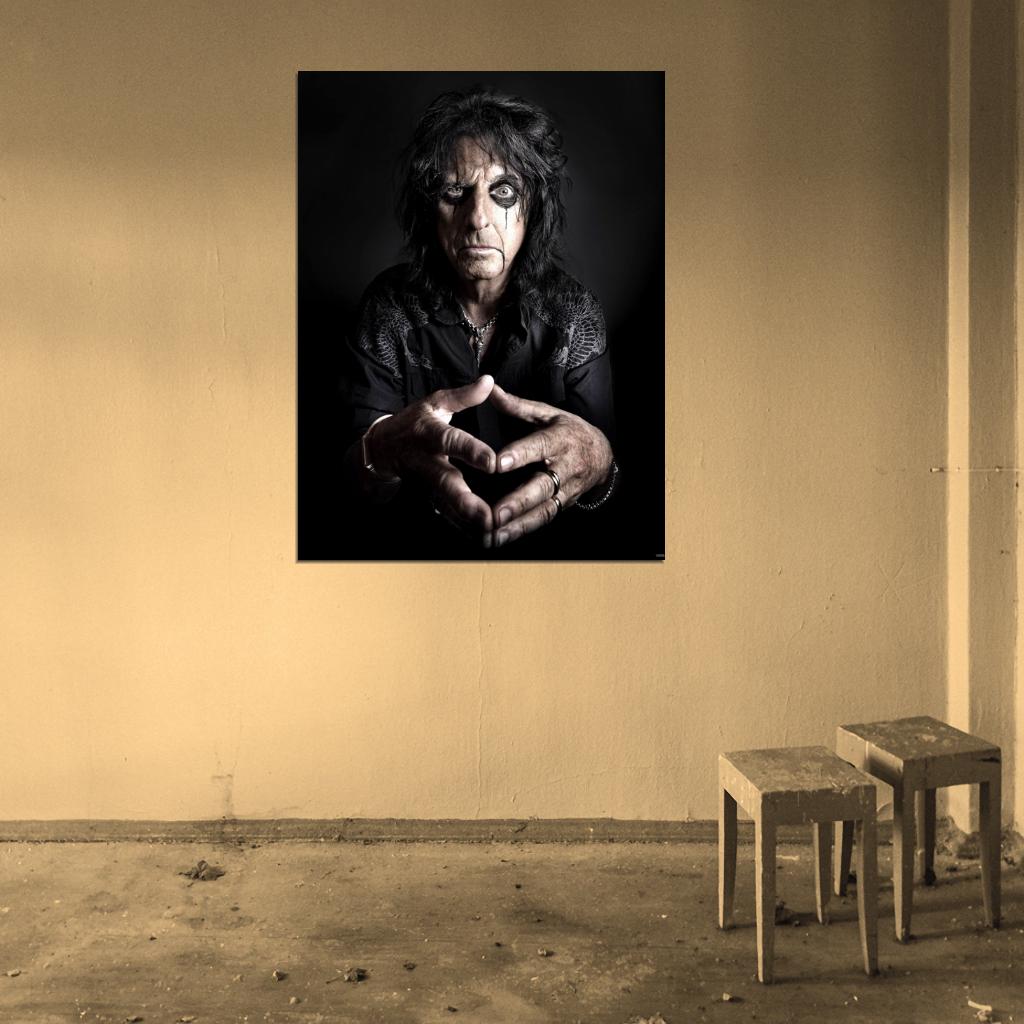 Alice Cooper Amazing Cool Rock Music Singer Wall Art Print Poster