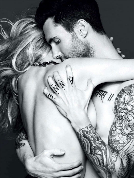 Adam Levine Anne Vyalitsyna Sexy Hot Model Wall Art Print Poster