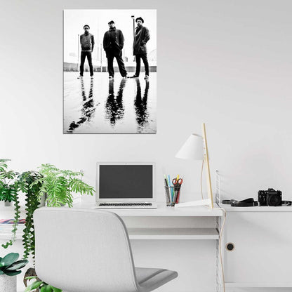 Bedouin Soundclash Reggae Music Band BW Wall Art Print Poster