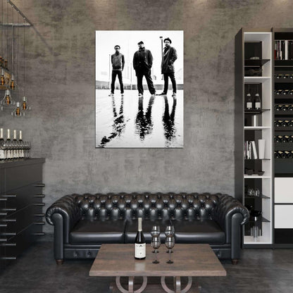 Bedouin Soundclash Reggae Music Band BW Wall Art Print Poster