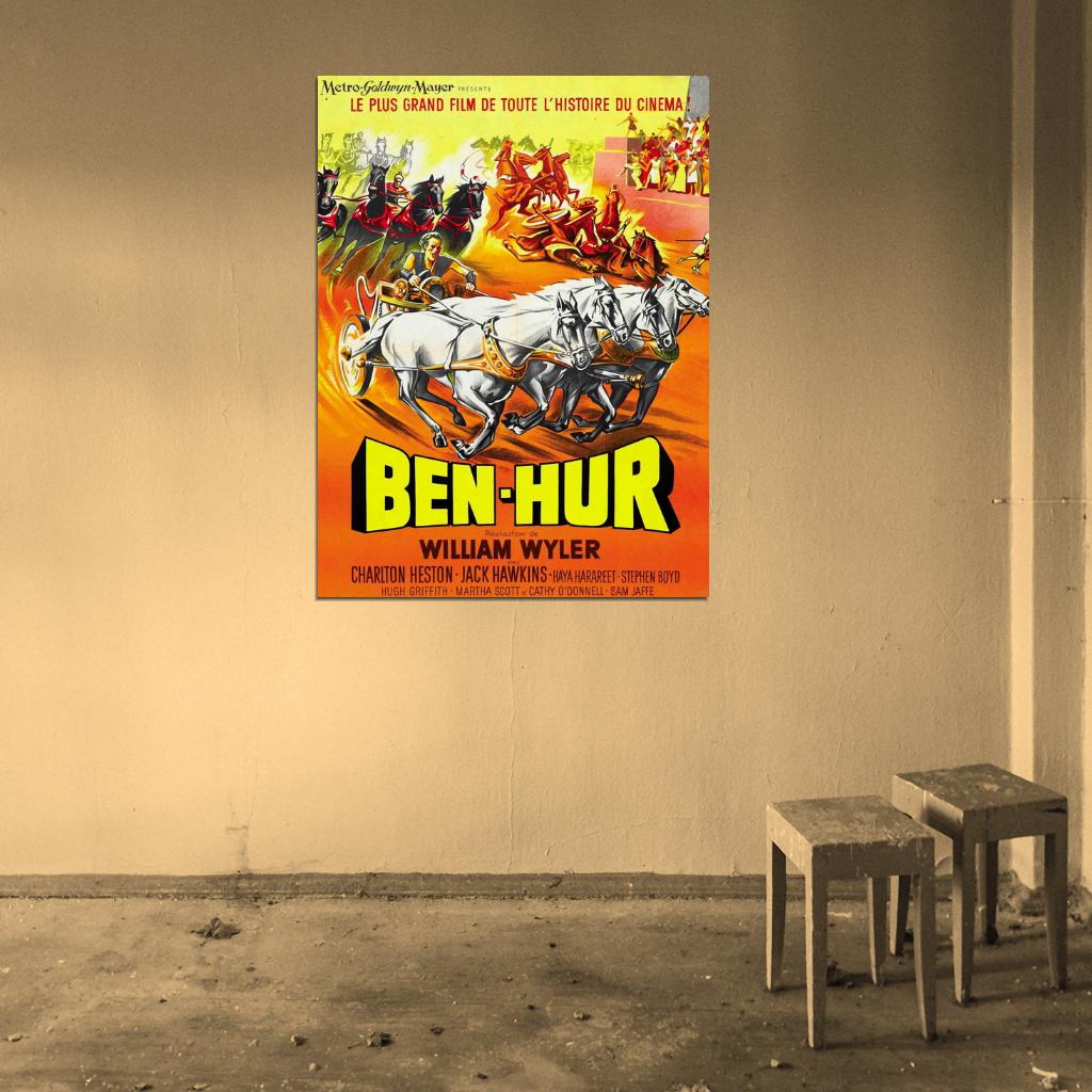 Ben-Hur Retro Classic Movie Vintage Wall Art Print Poster