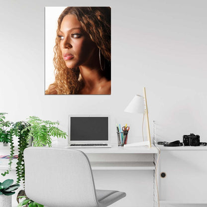 Beyonce Portrait Pop R&B Music Singer Wall Art Print Poster